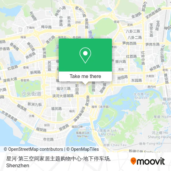 星河·第三空间家居主题购物中心-地下停车场 map