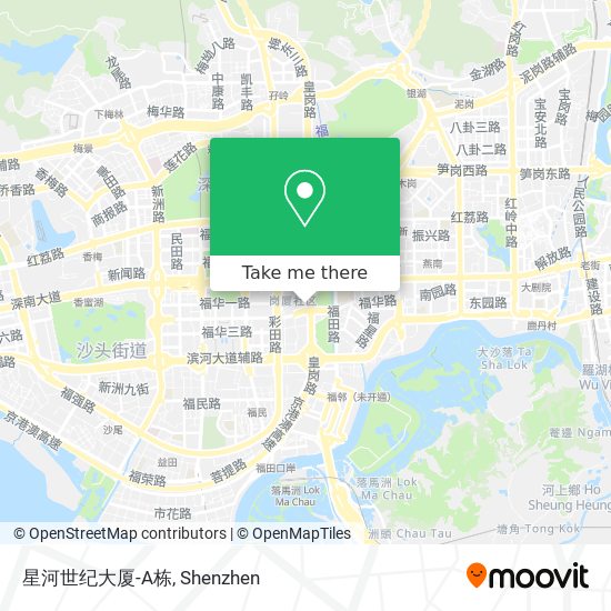 星河世纪大厦-A栋 map