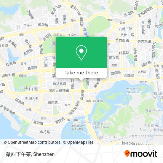 微甜下午茶 map