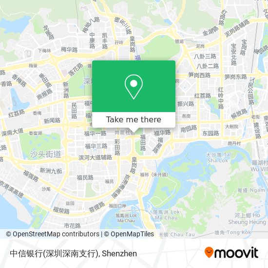 中信银行(深圳深南支行) map