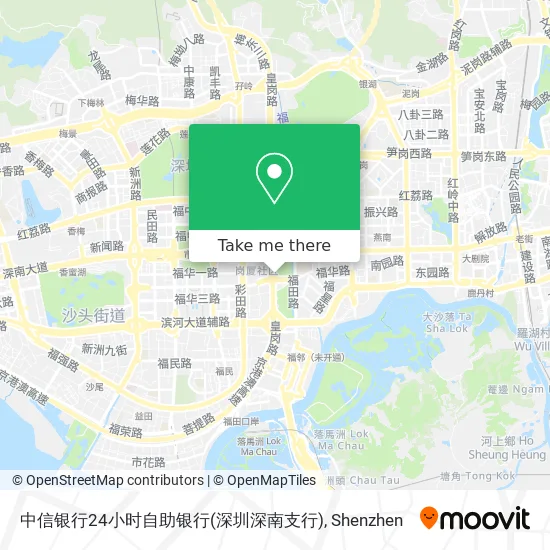 中信银行24小时自助银行(深圳深南支行) map