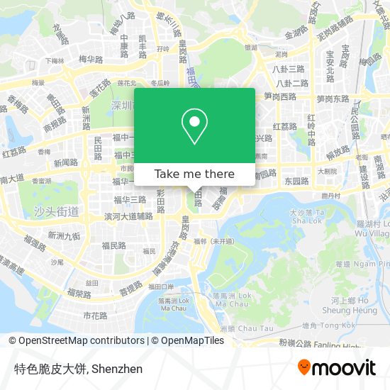 特色脆皮大饼 map