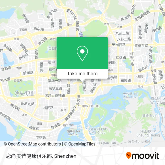 恋尚美昔健康俱乐部 map