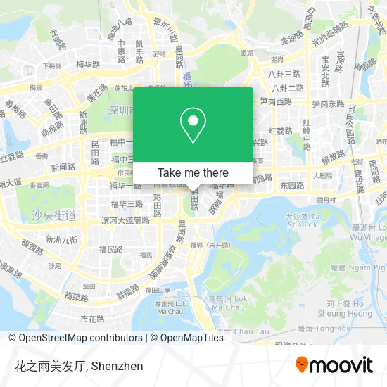 花之雨美发厅 map