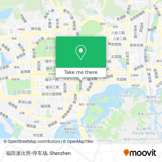 福田派出所-停车场 map