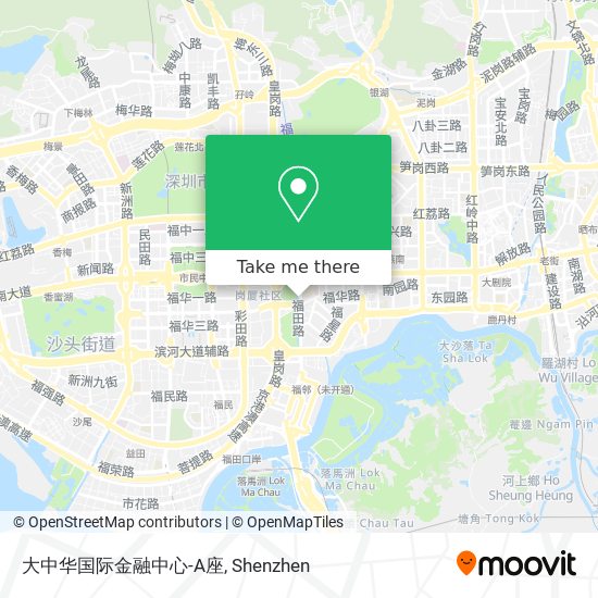 大中华国际金融中心-A座 map