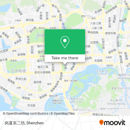 岗厦东二坊 map