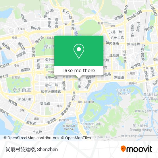 岗厦村统建楼 map
