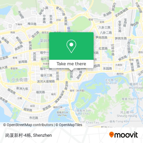 岗厦新村-4栋 map