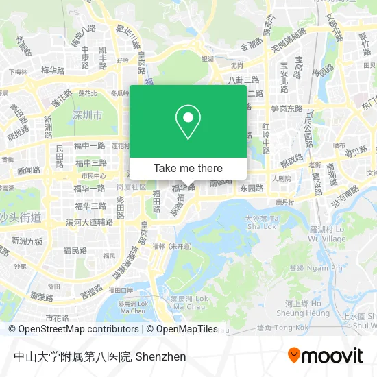 中山大学附属第八医院 map
