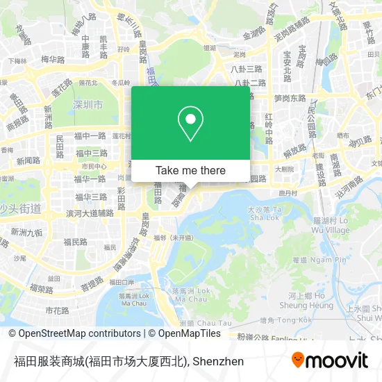 福田服装商城(福田市场大厦西北) map