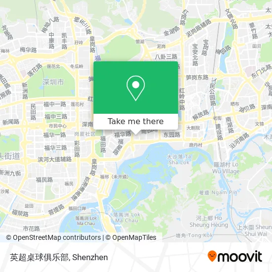 英超桌球俱乐部 map