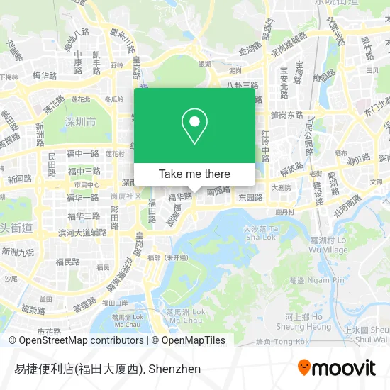 易捷便利店(福田大厦西) map