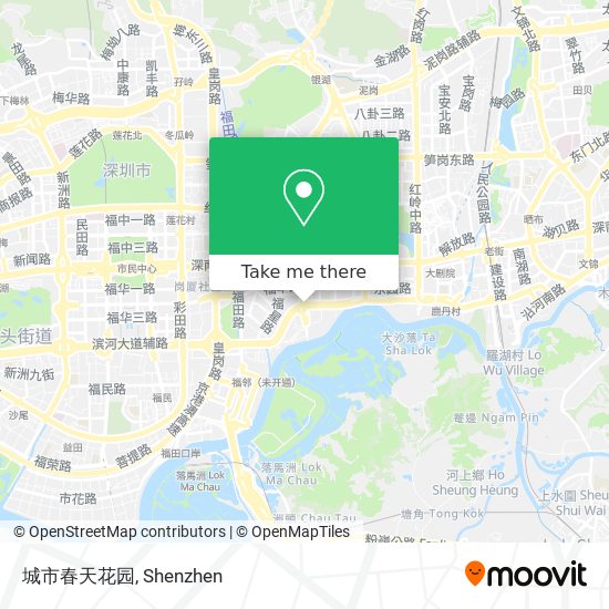 城市春天花园 map
