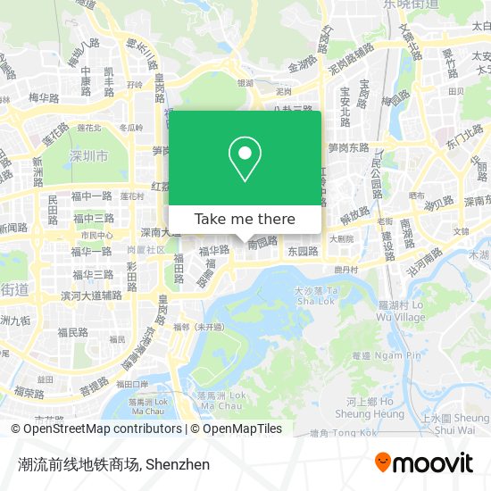 潮流前线地铁商场 map