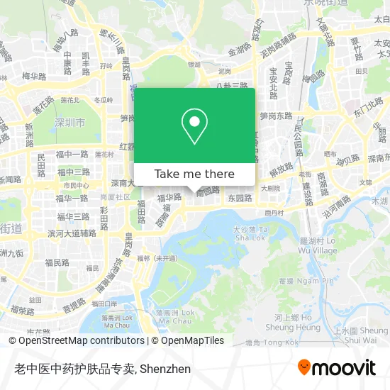 老中医中药护肤品专卖 map