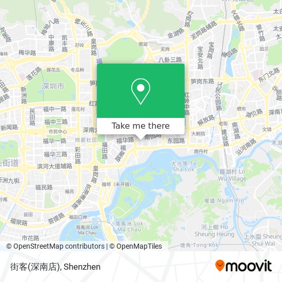 街客(深南店) map