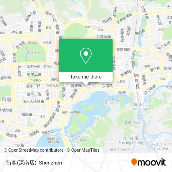 街客(深南店) map