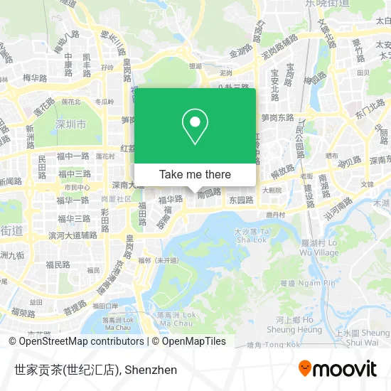 世家贡茶(世纪汇店) map