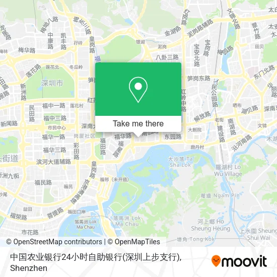 中国农业银行24小时自助银行(深圳上步支行) map