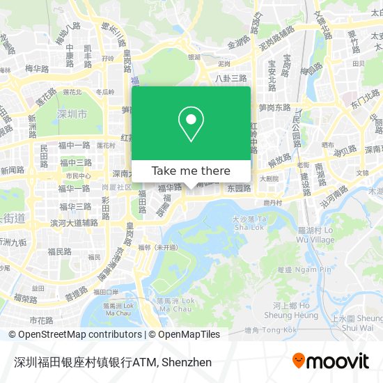深圳福田银座村镇银行ATM map