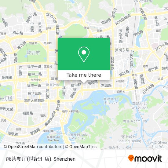 绿茶餐厅(世纪汇店) map