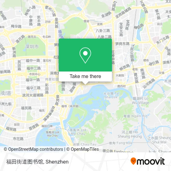 福田街道图书馆 map