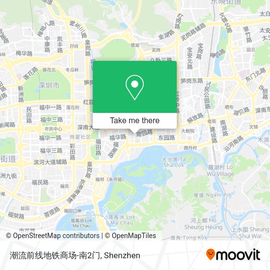 潮流前线地铁商场-南2门 map