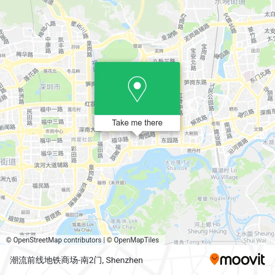 潮流前线地铁商场-南2门 map