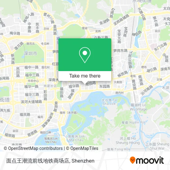 面点王潮流前线地铁商场店 map