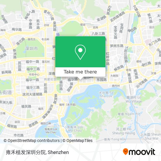 雍禾植发深圳分院 map