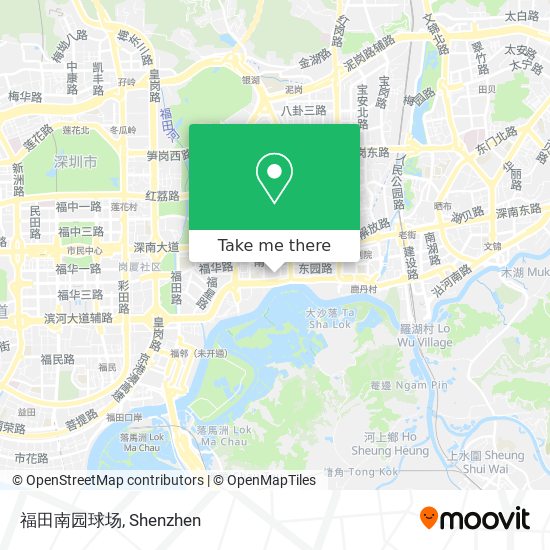 福田南园球场 map
