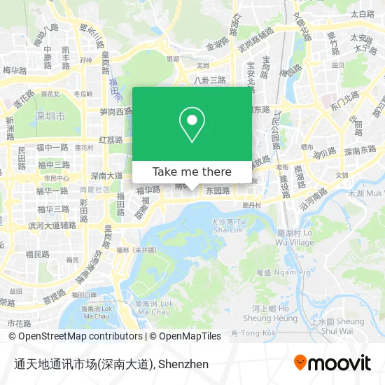 通天地通讯市场(深南大道) map