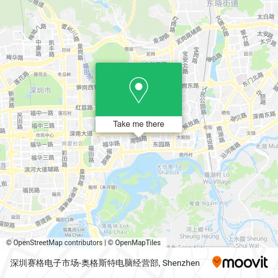深圳赛格电子市场-奥格斯特电脑经营部 map