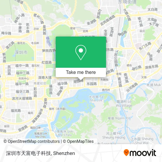 深圳市天富电子科技 map