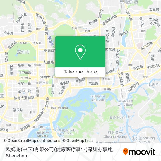 欧姆龙(中国)有限公司(健康医疗事业)深圳办事处 map