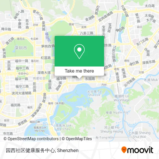 园西社区健康服务中心 map
