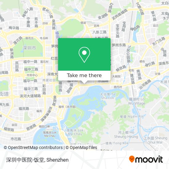 深圳中医院-饭堂 map