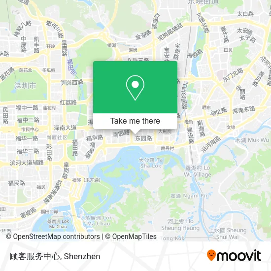 顾客服务中心 map