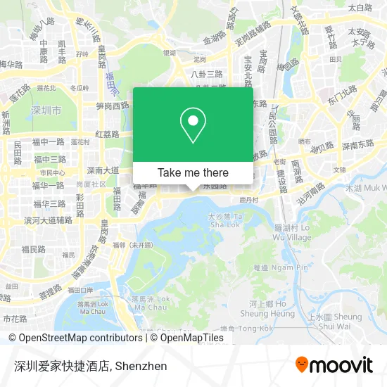 深圳爱家快捷酒店 map