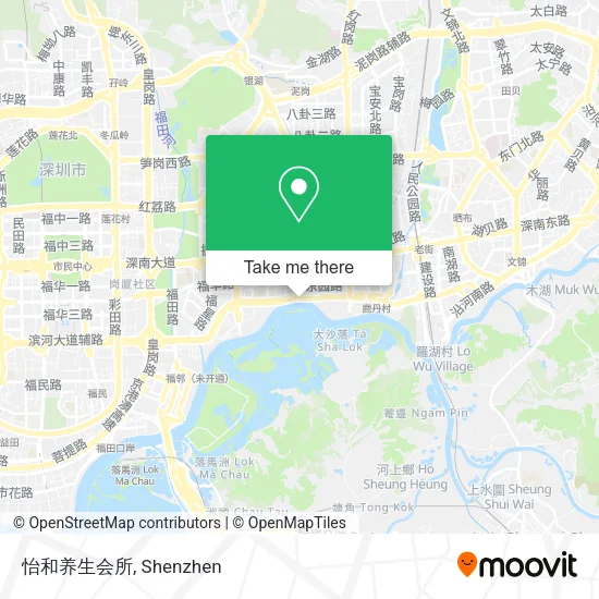 怡和养生会所 map