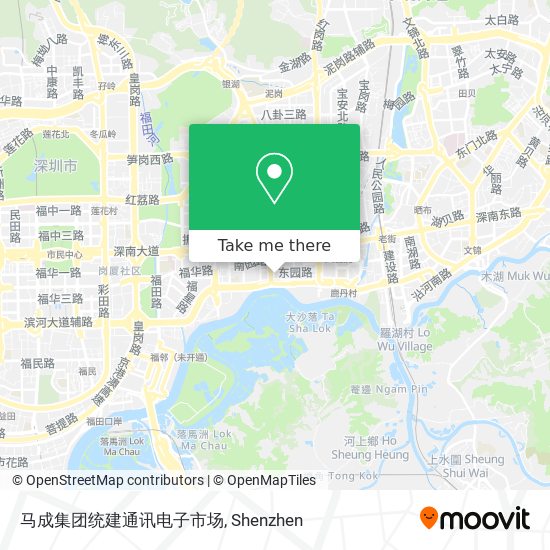 马成集团统建通讯电子市场 map