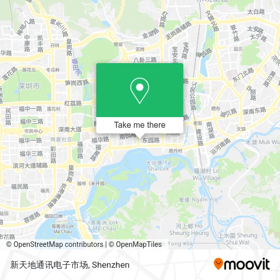 新天地通讯电子市场 map