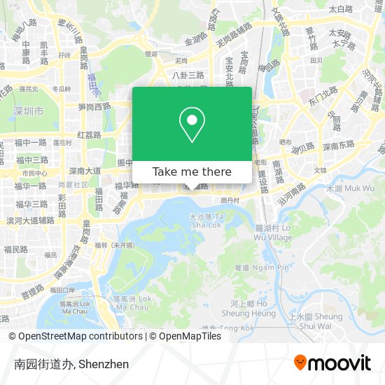 南园街道办 map