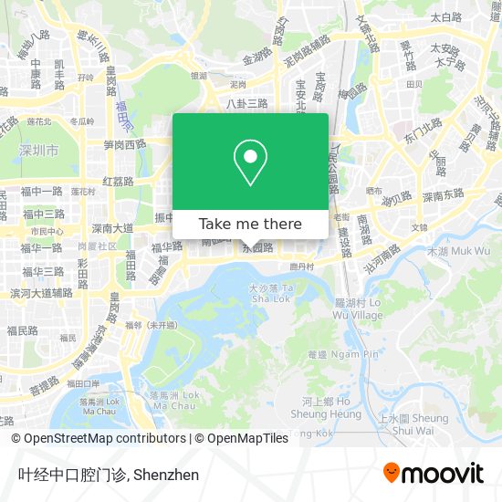 叶经中口腔门诊 map