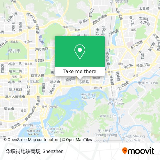 华联街地铁商场 map