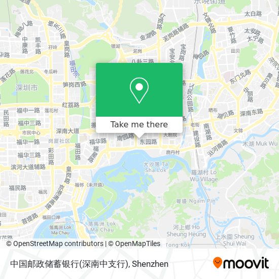 中国邮政储蓄银行(深南中支行) map