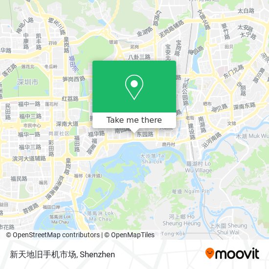 新天地旧手机市场 map