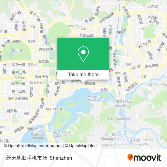 新天地旧手机市场 map