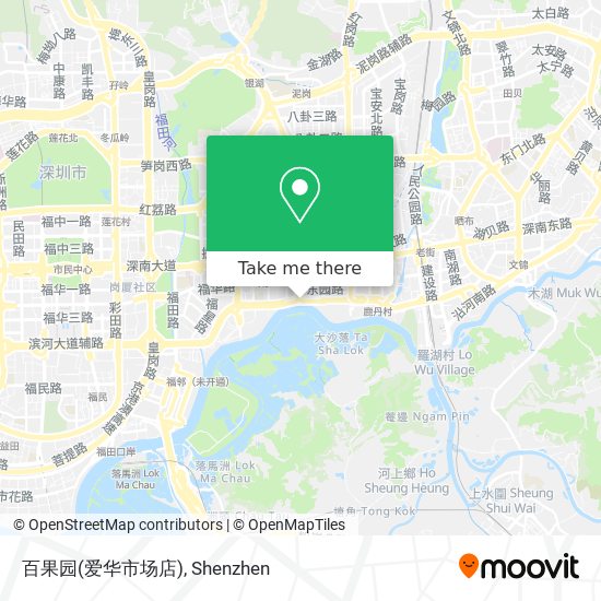 百果园(爱华市场店) map